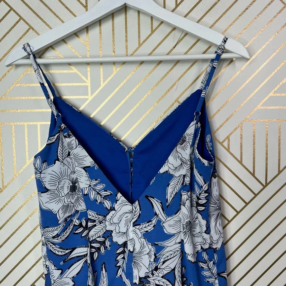 Lovers + Friends Sapphire Romper Riviera Floral Print‎ Blue Size XS - Picture 9 of 12